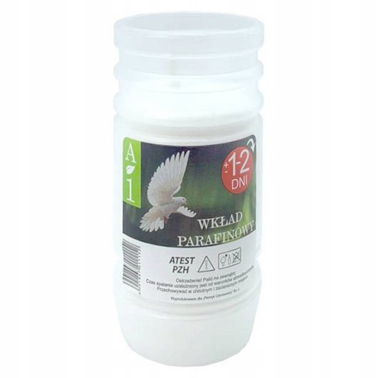 Wkład do zniczy parafinowy Aura PŁOMYK A-1 (11,5cm) 1szt.