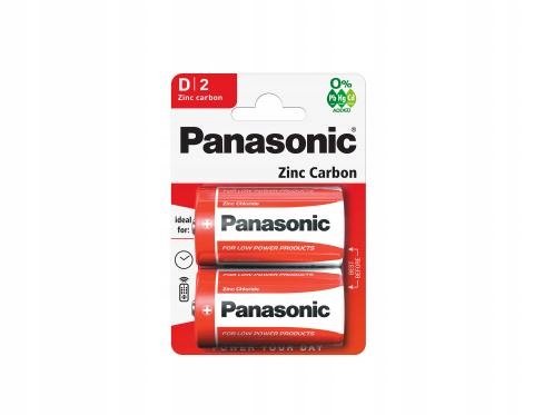 Panasonic Zinc Carbon D (R20) 1,5V – zestaw 2 szt.