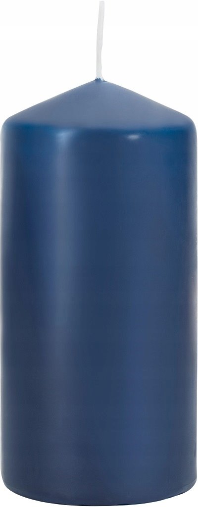 Świeca parafinowa Bezzapachowe Aura Bispol 60/120 granatowa