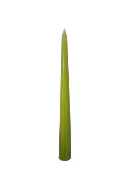 Świeca stołowa stożkowa Bolsius jasna zieleń 25 cm