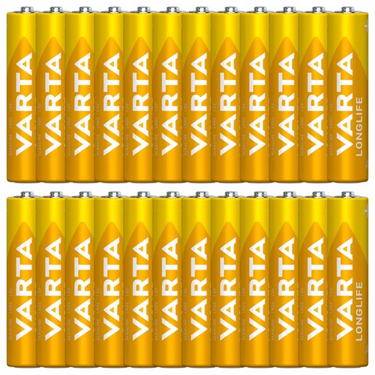 VARTA LONGLIFE baterie alkaliczne LR3 AAA 24 szt