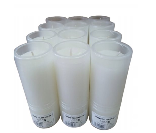 Zestaw wkładów Vela 7 Regulowany( teleskopowy) Czas 6/7 dni 12 szt