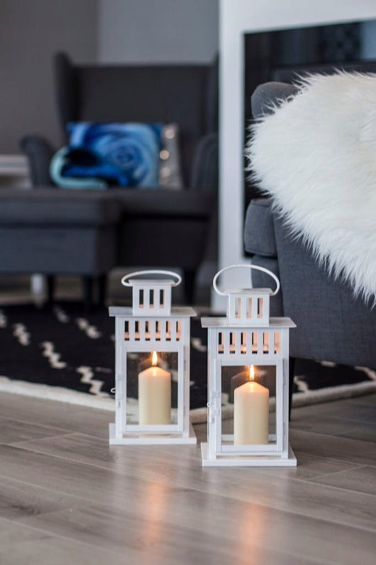 Świeca parafinowa Bezzapachowa Aura Bispol 60/120 butelkowa zieleń