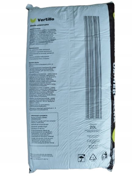 Ziemia uniwersalna 20L Vertillo