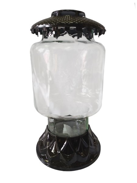 Znicz szklany czarny MITO