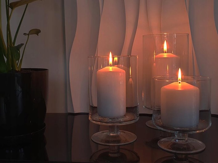 Świeca pieńkowa walec BISPOL Aura sw50/100-090 (biała) ~20h