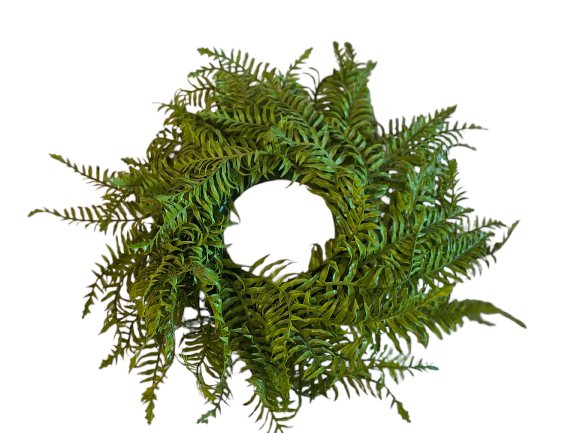 Wianek duży z paprocią 45 cm