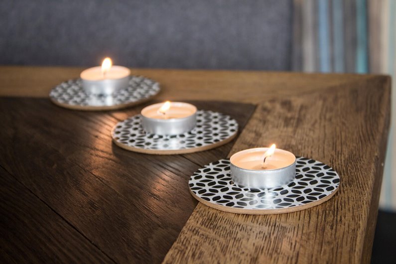 Świeca tealight parafinowa Bezzapachowe Aura 50 szt.