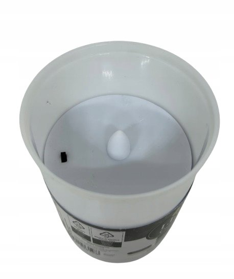 Znicz LED Elektroniczny Pamięciowy Outdoor Biały Realistyczny Płomień