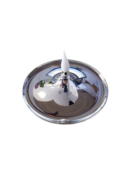 Nowoczesny led mini waza srebrny
