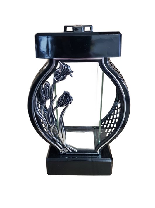 Kapliczka Glamour koło kalia srebrna 34 cm