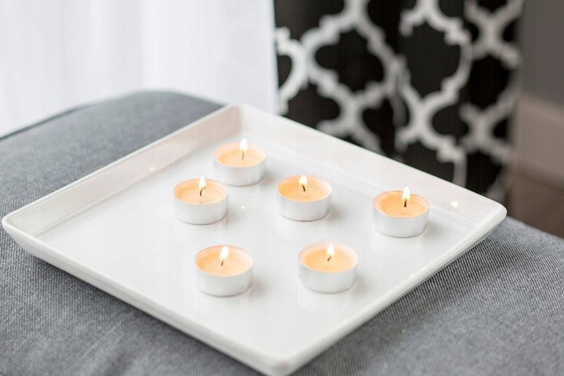 Świeca tealight parafinowa bezzapachowa Aura 50 szt.
