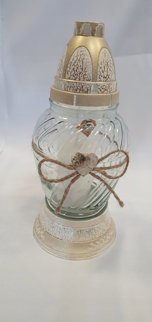 Znicz parafinowy Max-Pol do 35h wys. 25 cm