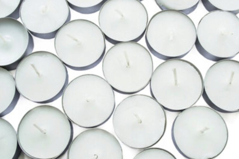 Świeca tealight parafinowa Bezzapachowe Aura 50 szt.