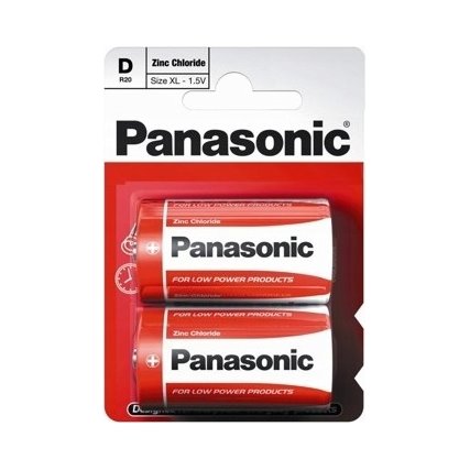 Panasonic Zinc Carbon D (R20) 1,5V – zestaw 2 szt.