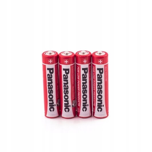 4x Bateria cynkowo-węglowa Panasonic AAA (R3) blister