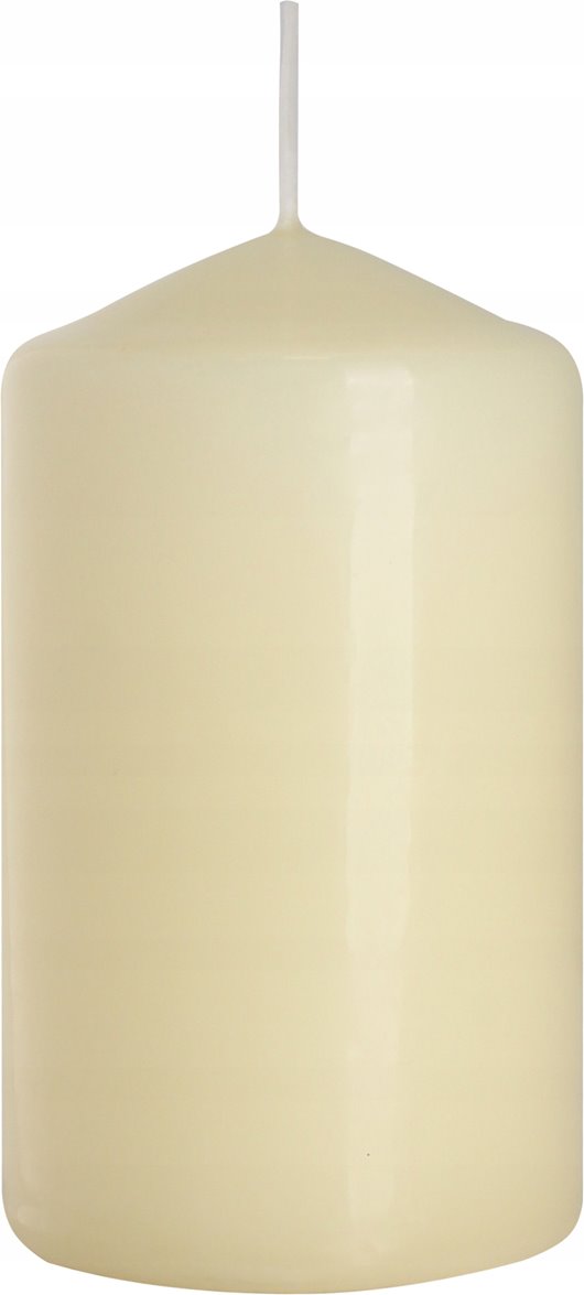 Świeca walec BISPOL Aura 30H 10CM wys. SW60/100 ECRU 30 godzin