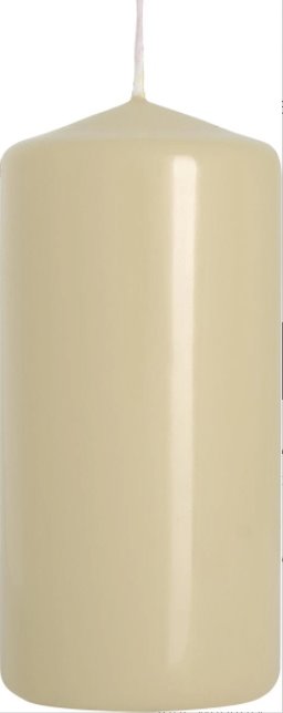 Świeca walec BISPOL Aura 30H 10CM wys. SW60/100 ECRU 30 godzin