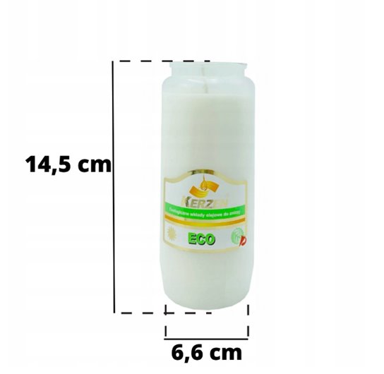 Wkład do zniczy olejowy Kerzen ECO 7 120h 5 dni 1 sztuka