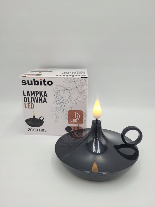 Wkład elektryczny Lampka oliwna Subito LED czarna 295