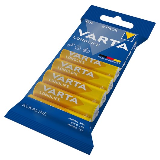 Bateria alkaliczna Varta AA (R6) 8 szt.