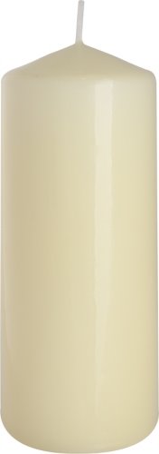 Świeca parafinowa Bezzapachowa Aura Bispol 60/150 ecru