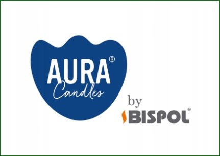 Świeca walec klasyczna tradycyjna Bispol Aura sw80/90-090 BIAŁA 38H / 9 cm
