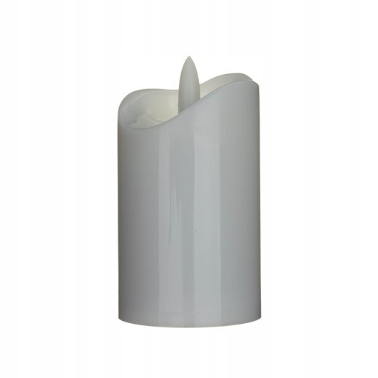 Świeca LED na baterie ciepła barwa 5* 9,5 cm stały płomień
