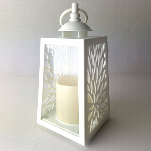 Lampion LED ozdobny na grób do ogrodu Cortina AŻUROWY 20,5cm