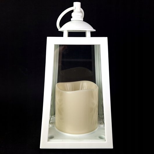 Lampion LED ozdobny na grób do ogrodu Cortina AŻUROWY 20,5cm