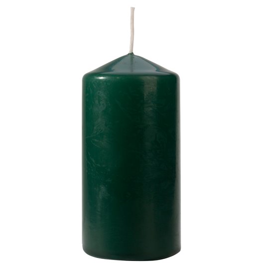 Świeca parafinowa Bezzapachowa Aura Bispol 60/120 butelkowa zieleń