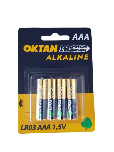 Bateria alkaliczna Oktan AAA (R3) 4 szt.
