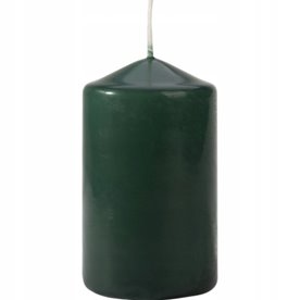 ŚWIECA bezzapachowa WALEC Bispol Aura 10 cm wys. BUTELKOWA ZIELEŃ - 30H