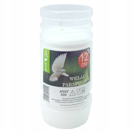 Wkład do zniczy parafinowy Aura PŁOMYK A-1 (11,5cm) 1szt.