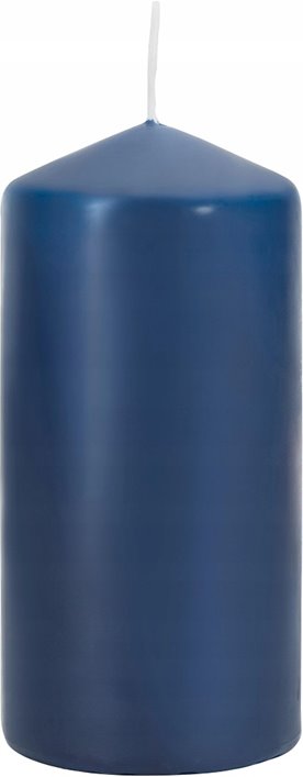 Świeca parafinowa Bezzapachowe Aura Bispol 60/120 granatowa