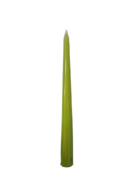 Świeca stołowa stożkowa Bolsius jasna zieleń 25 cm