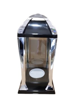 Nowoczesna kapliczka z srebrnymi dodatkami 31 cm