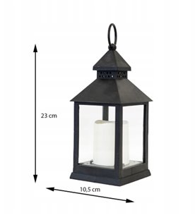 Latarnia Home Styling Collection tworzywo sztuczne 23 cm