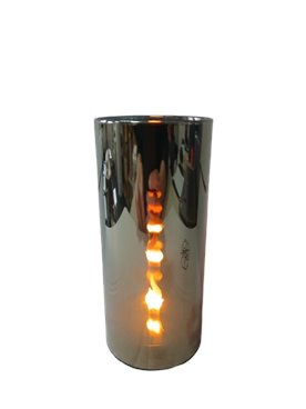 Lampion znicz lustrzany 3D ciepłe światło tuba 7*15 cm