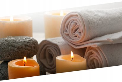 Świeca parafinowa Bezzapachowa Aura Bispol ecru 70/150