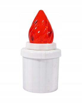 Wkład LED do zniczy Max 12cm świeca LED BATERIE W ZESTAWIE