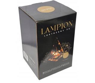 Znicz lampion lustrzany 3D Piramida