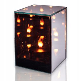 LAMPION LUSTRZANY 3d LAMPIONY NA TARAS DO SALONU LED RUCHOMY PŁOMIEŃ