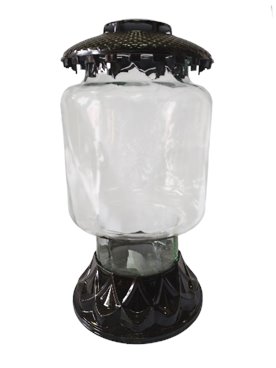 Znicz szklany czarny MITO