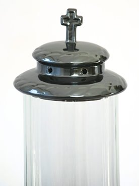 LAMPION ZNICZ CERAMICZNY ZS4 GRAFIT 35 cm