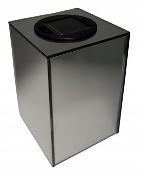 Lampion lustrzany 3D solarny LINDO HOME Sześcian LED 18 cm