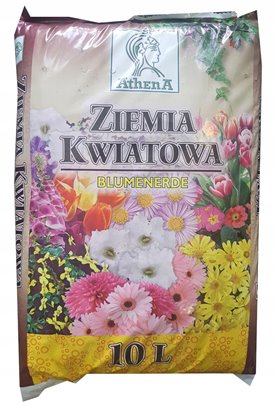 Ziemia Podłoże do Kwiatów Uniwersalna Athena 10 L