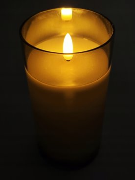 ŚWIECA LED RUCHOMY PŁOMIEŃ 15 cm