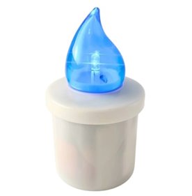 Wkład LED do zniczy kapliczek SUBITO Comet niebieski do 1szt. 10,5 cm wys