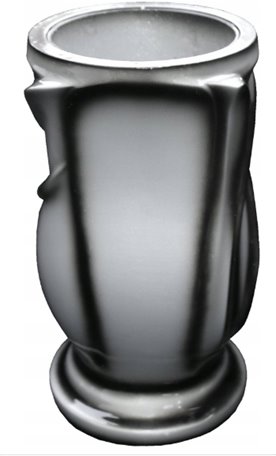 Wazon na cmentarz- Wazon Nagrobny W5 Szary Cień